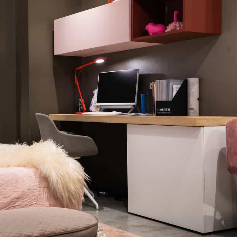 pink desk for teen rooms 2